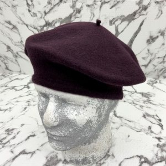 Men's Kangol Plum Wool Mod Sh/Pro Beret Hat NWT - Picture 4 of 4